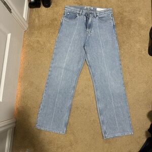 Our Legacy Faded Blue Straight Jeans